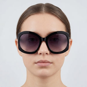 Marc Jacobs Marc 722/S Cat Eye Sunglasses for Women — interior view, Non-Polarized lens detail