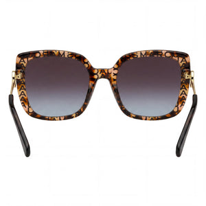 Marc Jacobs MARC 727/S Butterfly Sunglasses for Women — interior view, Non-Polarized lens detail