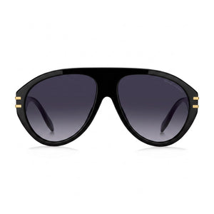 Marc Jacobs MARC 747/S Aviator Sunglasses Unisex — front view, Acetate frame