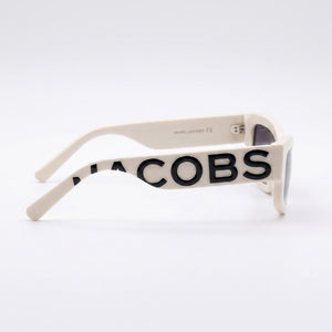 Marc Jacobs MARC 796/S Rectangle Sunglasses Men — side view, Non-Polarized Dark grey shaded lens
