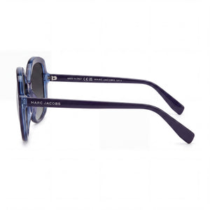 Marc Jacobs MJ 1119/S Rectangle Sunglasses Women — side view, Non-Polarized Dark Grey Shaded lens