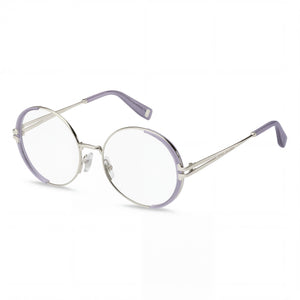 Marc Jacobs MJ1093 Silver Round Eyeglasses for Women, Metal frame