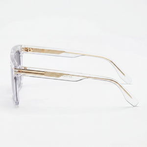 Marc Jacobs Modern Rectangle Sunglasses Unisex — side view, Non-Polarized Crystal lens