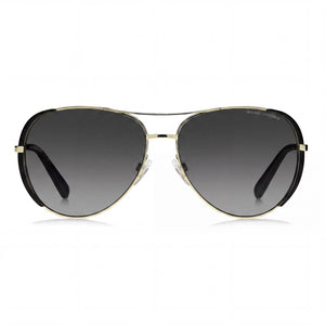 Marc Jacobs Modern Aviator Sunglasses for Women — front view, Metal frame