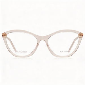 Marc Jacobs Cat Eye Eyeglasses for Women — front view, Nude frame