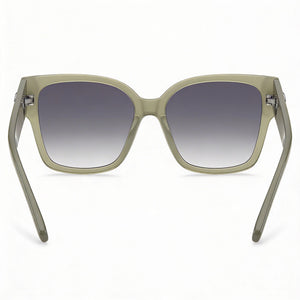 Marc Jacobs Signature Square Sunglasses Men — side view, Clear Demo lens