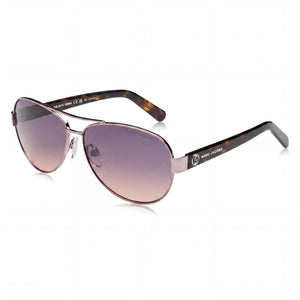 Marc Jacobs Signature Pink Havana Aviator Sunglasses for Men, Grey lens