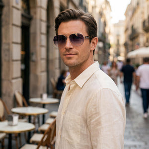 Marc Jacobs Signature Pink Havana Sunglasses Men — outdoor wear, Grey Non-Polarized lens