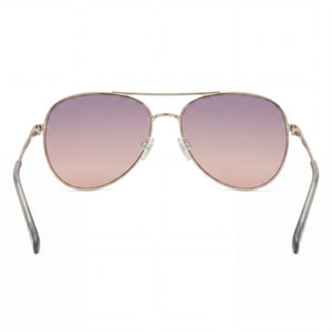 MARCOLIN USA, INC Aviator Sunglasses Women — side view, Smoke lens