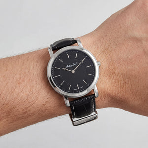 Mathey-Tissot Men's Watch — side view, Stainless Steel case 42mm