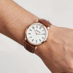 Mathey-Tissot Men's Watch — side view, Stainless Steel case 40mm