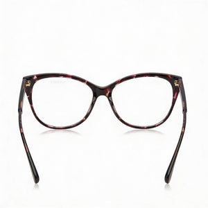 Max & Co. MO5003 Cat Eye Eyeglasses for Women — interior view, Plastic demo lenses