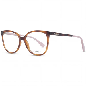Max & Co. MO5022 Havana Square Eyeglasses for Women, Injected frame