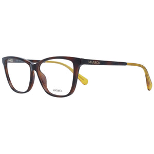 Max & Co. MO5038 Havana Rectangle Eyeglasses for Women, Injected frame