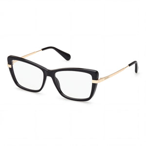 Max & Co. Black Cat Eye Eyeglasses for Women, Injected frame