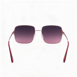 Max & Co. Rectangle Sunglasses for Women — interior view, Non-Polarized lens detail