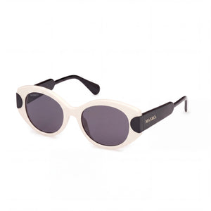 Max & Co. Mo0108 Black Oval Sunglasses for Women