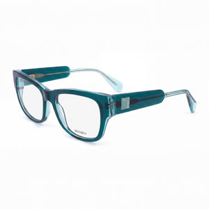 Max & Co. Mo5142 Blue Rectangle Eyeglasses for Women, Acetate frame