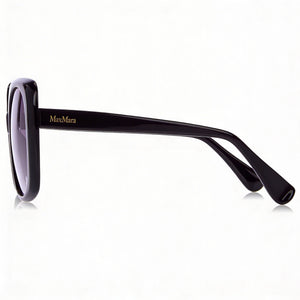 MaxMara Square Sunglasses Women — side view, Gradient Gradient Smoke lens
