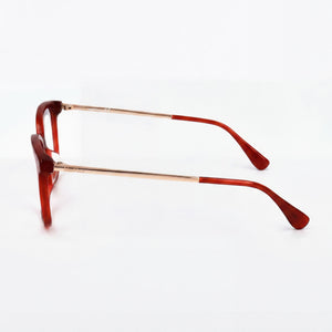 MaxMara Casual Rectangle Eyeglasses for Men — front view, Acetate