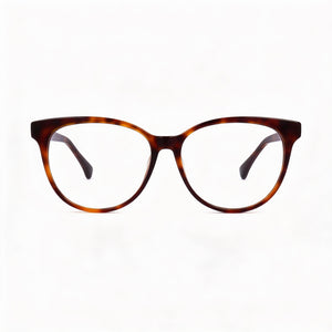 MaxMara Oval Eyeglasses for Women — front view, Plastic