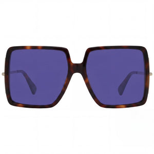 MaxMara Square Sunglasses for Women — front view, Plastic frame