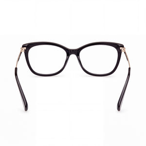 MaxMara MM 5070 001 Rectangle Eyeglasses for Men — interior view, Polycarbonate demo lenses