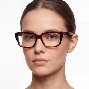 MaxMara MM 5112 Rectangle Eyeglasses for Women — interior view, Polycarbonate demo lenses