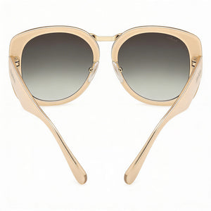 MaxMara Mm0092 Rectangle Sunglasses Unisex — interior view, Non-Polarized lens detail