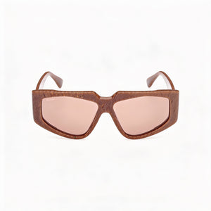 MaxMara Mm0125 Rectangle Sunglasses for Women — front view, Acetate frame