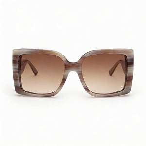 MaxMara Mm0131 Square Sunglasses for Women — front view, Acetate frame
