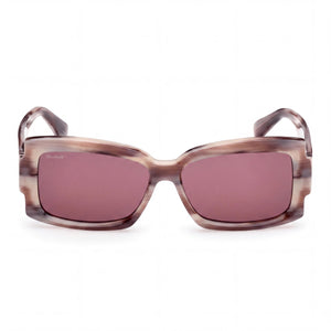 MaxMara Mm0140 Rectangle Sunglasses for Women — front view, Acetate frame