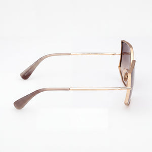 MaxMara Mm0142 Butterfly Sunglasses for Women — front view, Metal frame