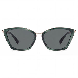 MaxMara MM0162 Rectangle Sunglasses for Women — front view, Acetate frame
