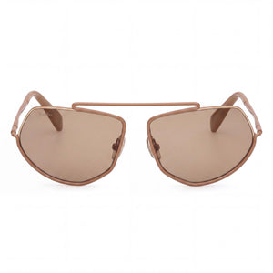 MaxMara MM0165 Aviator Sunglasses for Women — front view, Metal frame
