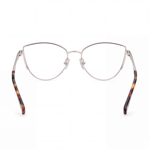 MaxMara MM5002 Cat Eye Eyeglasses for Women — interior view, Plastic demo lenses