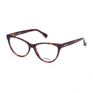 MaxMara MM5011 Dark Tortoise Cat Eye Eyeglasses for Women, Pantographed Plastic frame