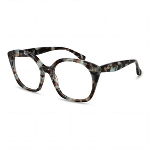 MaxMara MM5082 Havana Square Eyeglasses for Women, Acetate frame