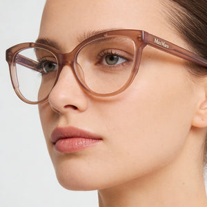 MaxMara MM5093 Beige Eyeglasses Women — lifestyle wear, office and reading