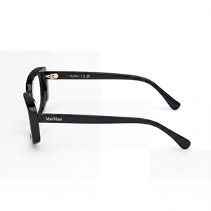MaxMara Mm5114 Rectangle Eyeglasses for Women — front view, Black