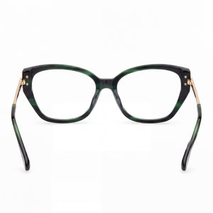 MaxMara MM5117 Cat Eye Eyeglasses for Men — interior view, Polycarbonate demo lenses