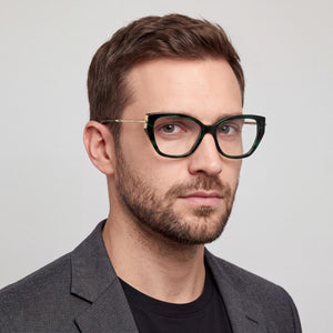 MaxMara MM5117 Green Eyeglasses Men — lifestyle wear, evening writing and late desk work