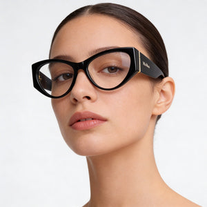 MaxMara Mm5174 Black Eyeglasses Women — lifestyle wear, reading and close-up activities