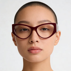 MaxMara MM5174 Red Eyeglasses Unisex — lifestyle wear, office and screen work