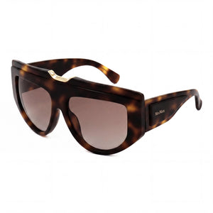 MaxMara Multicolor Shield Sunglasses for Women, Brown lens