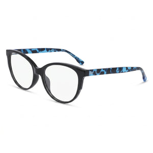 McAllister Mc4511 Black Cat Eye Eyeglasses for Men, Metal frame