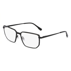 McAllister Mc4531 Black Rectangle Eyeglasses for Men, Metal frame