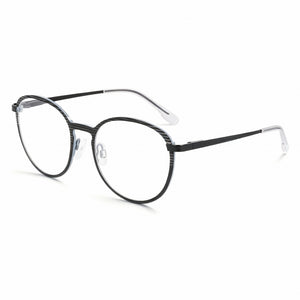 McAllister Mc4532 Black Rectangle Eyeglasses for Men, Metal frame