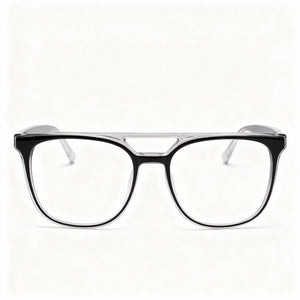 McAllister Mc4533 Rectangle Eyeglasses for Men — front view, Metal
