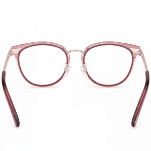 MCM Mw5020-h Rectangle Eyeglasses Women — side view, Red temples